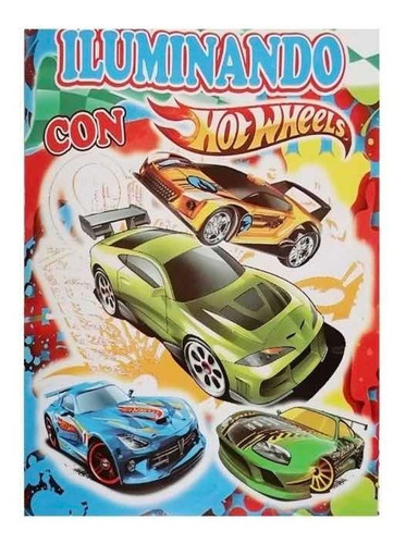 Hotwheels 70 Libros Para Colorear Fiesta Libro Colorear
