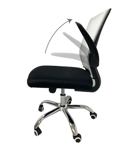 Imagen 3 de 7 de Silla Ejecutiva Escritorio Oficina Colores Powermesh Metal