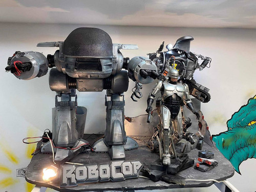 Ed 209 Robocop Neca 1/4 Custom (70cm) Leia O Anúncio (Recondicionado)