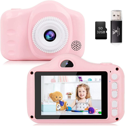 Cámara Digital Para Niños Y Niñas  Cámara Selfie De...