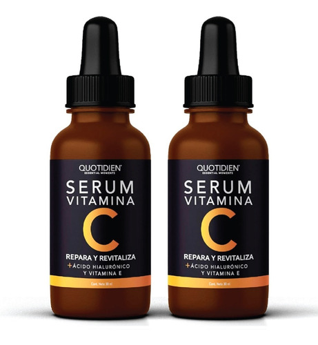 Imagen 1 de 7 de 2 X Serum Vitamina C + Ácido Hialurónico + Vitamina E