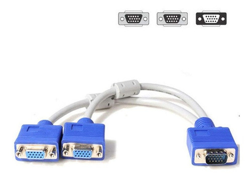 Cabo Hd15 Macho X 2 Hd15 Femeas Ligar 2 Monitores 16.04.009