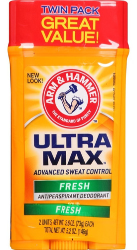 2 Desodorantes Arm & Hammer Ultra Max Fresh