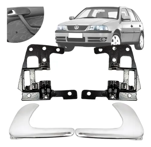 Kit Maçaneta Interna Gol G2 G3 Suporte Cavalete + Maçanetas | MercadoLivre