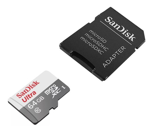 Sandisk Memoria Micro Sd Clase 10 Ultra 48mb 64gb Sdsqunb /a