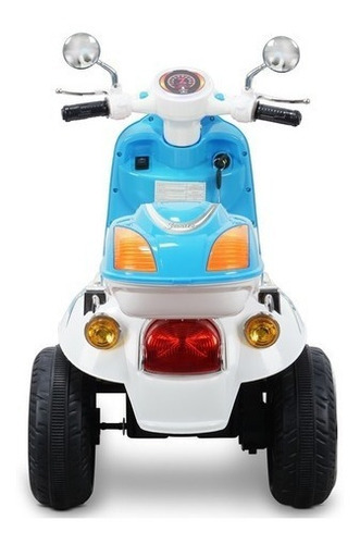 Kidzone Moto Mini Retro 6v Vespa 3 Años Azul Bateria Xtr C