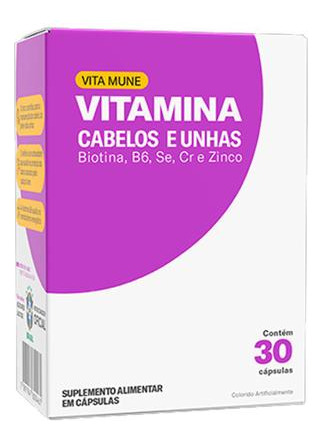 Biotina Cabellos Y Uñas X 30 Cápsulas 