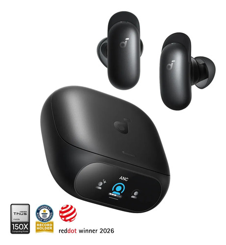 Audífonos inalámbricos Anker soundcore Liberty 5 Pro con cancelación de ruido activa, récord Guinness, Chip ANKER Thus AI, Llamadas nítidas en entornos ruidosos