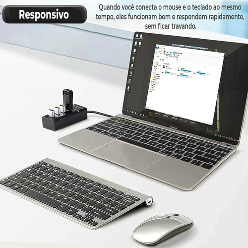 Hub Usb 3 0 4 Porta Entrada 9 Pinos Extensor Slim Hi Speed