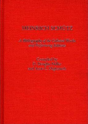 Libro Heinrich Schutz - Anne L. Highsmith