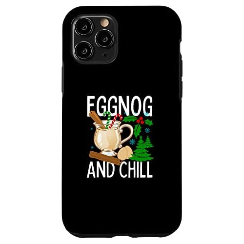 Funda iPhone 11 Pro  Eggnog And Chill , Divertida Funda...