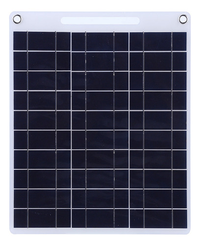 Panel Solar Exterior V 13w, Placa De Carga Usb Dual Polycrys