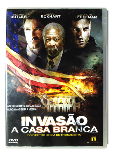 Dvd Invasão A Casa Branca Gerard Butler Morgan Freeman