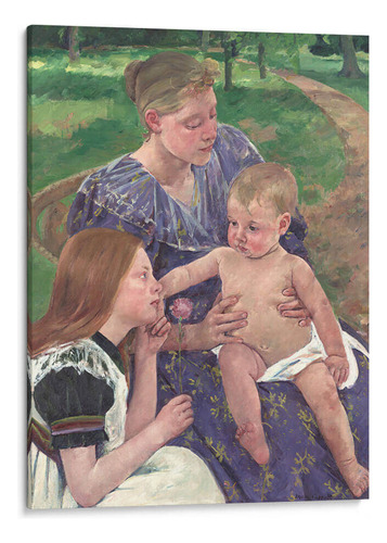 Canvas Lab Cuadro La Familia 120x160, Mary Cassatt
