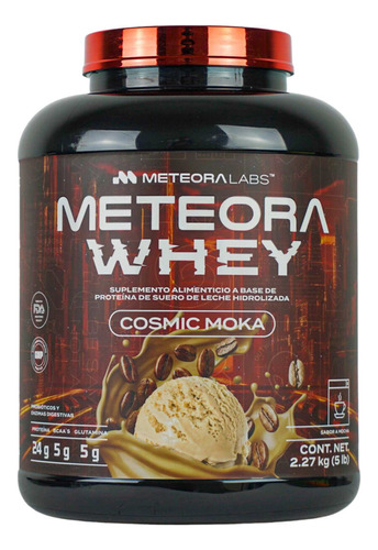 Proteína Whey Hidrolizada 100% | Meteora Labs | 65 Servicios Sabor Cosmic moka