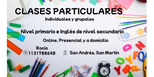 Clases Particulares Nivel Primario Y Secundario