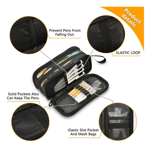 Alaza Galaxy Solar System Planet Estuche Para Lápices, Estu