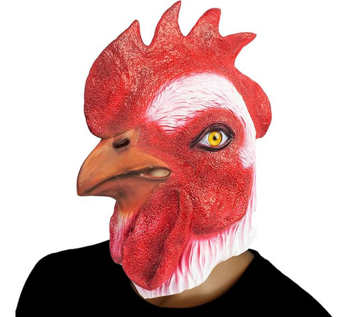 Máscara De Látex Para Disfraz De Gallo, Máscara De Animal, C