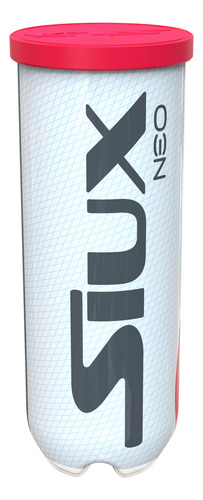Tubo Siux Neo Presurizado 3 Pelotas Padel Importadas Color Rojo