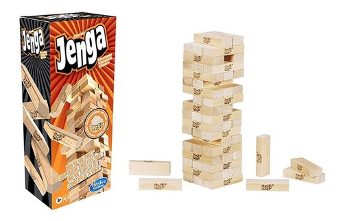 Jenga Juego Clasico Original Hasbro Classic 54 Piezas