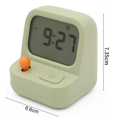 Reloj Despertador Portátil Retro Para Niños Con Forma De Díg