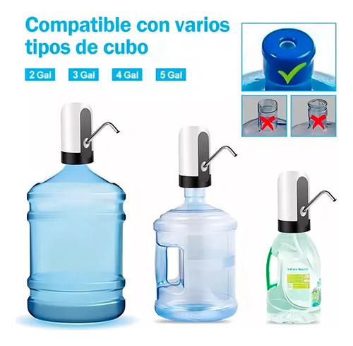 Bomba Eléctrica Drinker Para Botella De Agua Recargable .