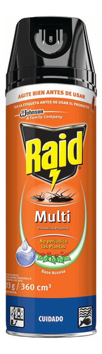 Insecticida Raid 360 Ml Multipropósito 