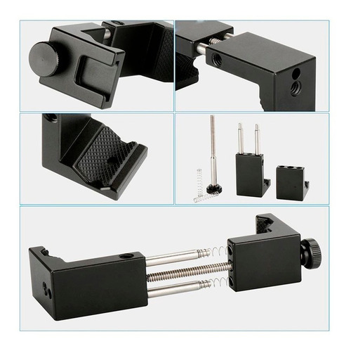 Imagen 3 de 7 de Soporte Celular St02s Metalico Con Zapata Vlog Home Office