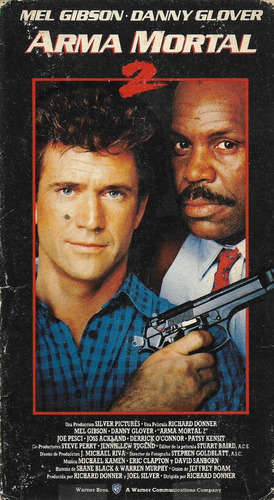 Arma Mortal 2 Vhs Lethal Weapon 2 Mel Gibson Max_wal