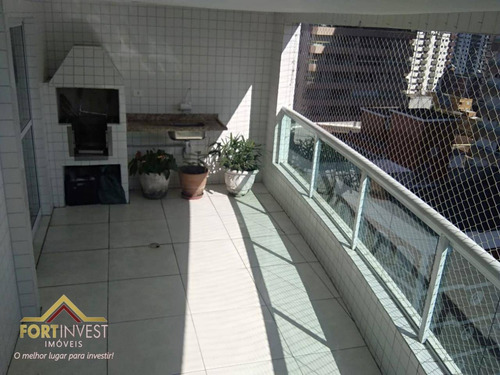 Imagem 15 de 23 de Apartamento Com 3 Dormitórios À Venda, 150 M² Por R$ 635.000,00 - Tupi - Praia Grande/sp - Ap3999