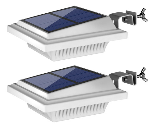 Luces Solares Canalón Exterior 40 Led Seguridad Impermeable