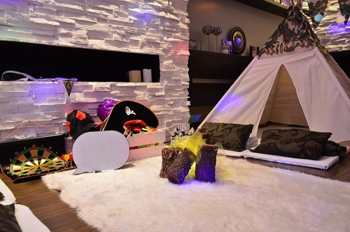 Imagen 5 de 9 de Alquiler Carpa Tipi Pijamada Pijama Party Decoracion Eventos