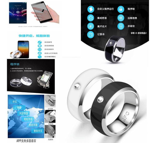 Anillo Inteligente Multifuncional Nfc Para Tecnología Androi