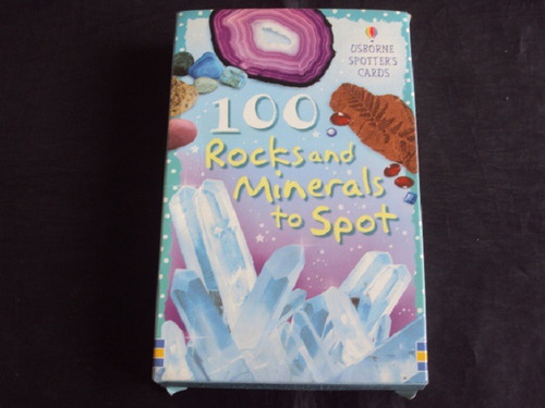 Juego De Cartas 100 Rock And Minerals (usborne) En Ingles