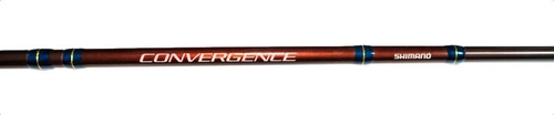 Vara Carretilha Shimano Convergence 6'6 30lb 2 Partes Cor Preto