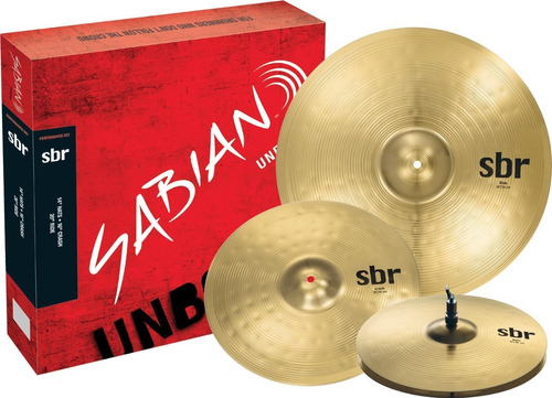 Set De Platillos Sabian Sbr5003 Hi-hat 14 Crash 16 Ride 20