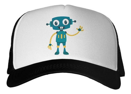 Gorra Happy Robot Dibujo Caricatura