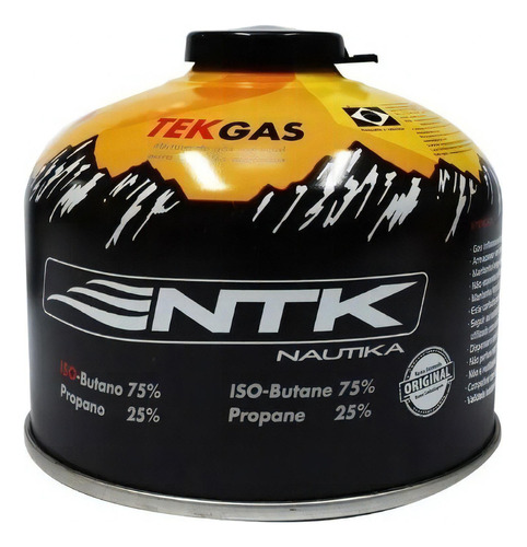 Cartucho de gás Ntk 230 Grs. Acampamento de propano butano Azteq