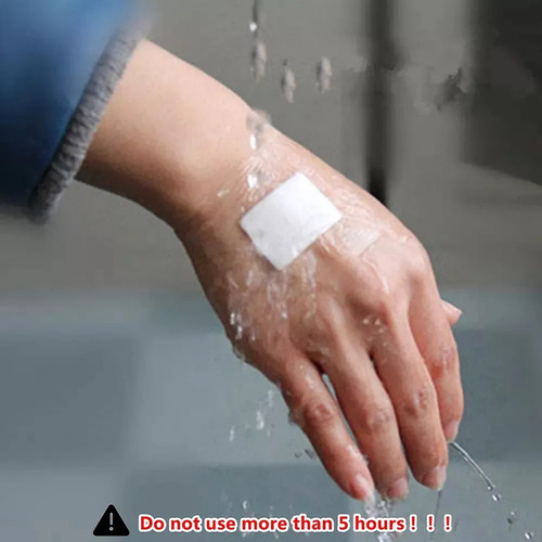 Parche De Ducha Impermeable Con Vendaje Adhesivo Elástico