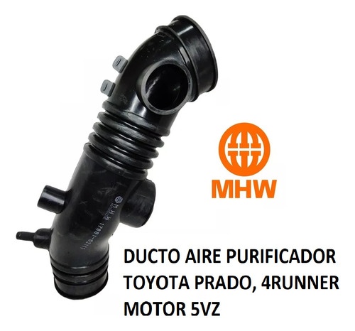 Ducto Manguera Purficador Aire Toyota Prado 4runner 3.4 5vz