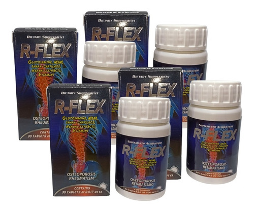 R-flex 4 Pack 30 Tab 400 Mg C/u Osteoporosis Reumas 