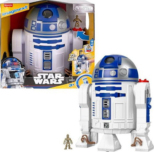 Imaginext Star Wars R2d2 Set De Juego Luz Y Sonido C3po