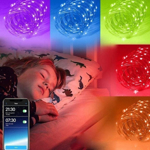 Imagen 5 de 8 de Cadena De Luces Led Blink Christmas, Control Remoto, 30 M
