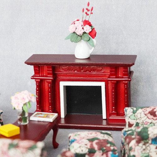 1:12 Modelo De Chimenea En Miniatura Juguetes Simulación