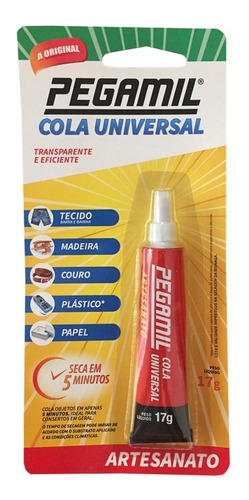 Cola Universal Pegamil 17g - 03 Unidades 