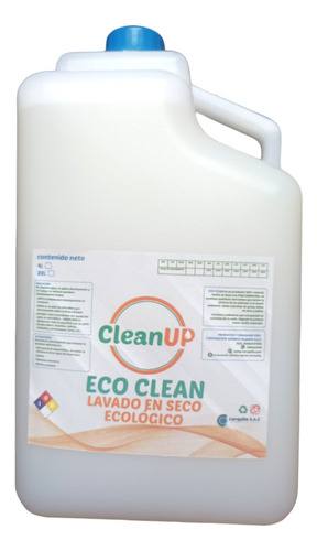 Eco Clean Liquido Lavado Seco Ecológico Autos