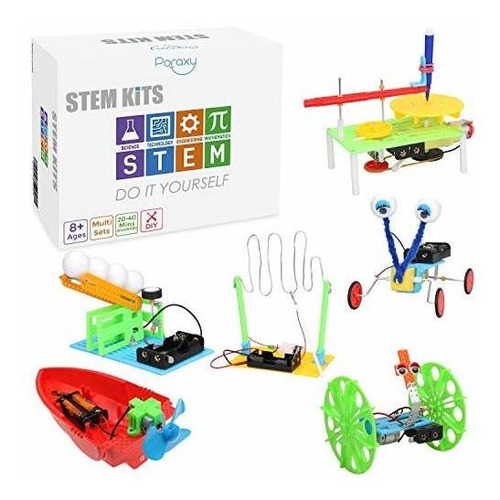 Juego Educativo De Cienci 6 Set Stem Kit,dc Motors Electroni