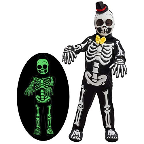 Splooky Skelebones Deluxe Skeleton Kids Traje De Niños...