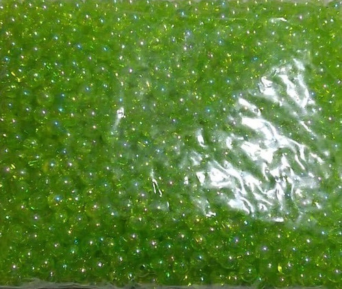 Perlas Transparentes Tornasoladas  N° 6  X 250 Gramos