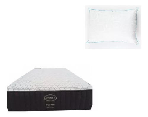 Colchon Individual America Becker Baggy Systems + Almohada